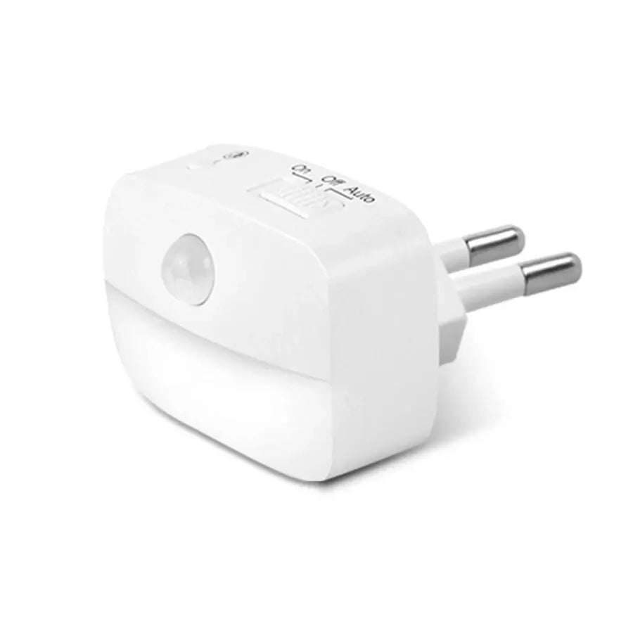 LED Night Light with Motion Sensor | Smart Plug-in Socket Lamp for Bedroom