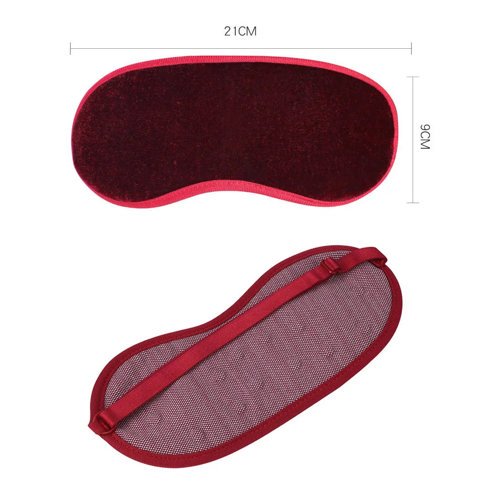 Tourmaline Magnetic Sleep Eye Mask | Far Infrared Eye Massager for Fatigue Relief
