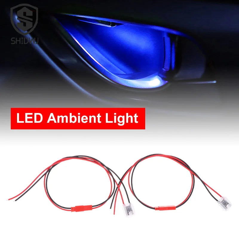 Car LED Ambient Light | Transparent Circular Interior Decorative Lamp