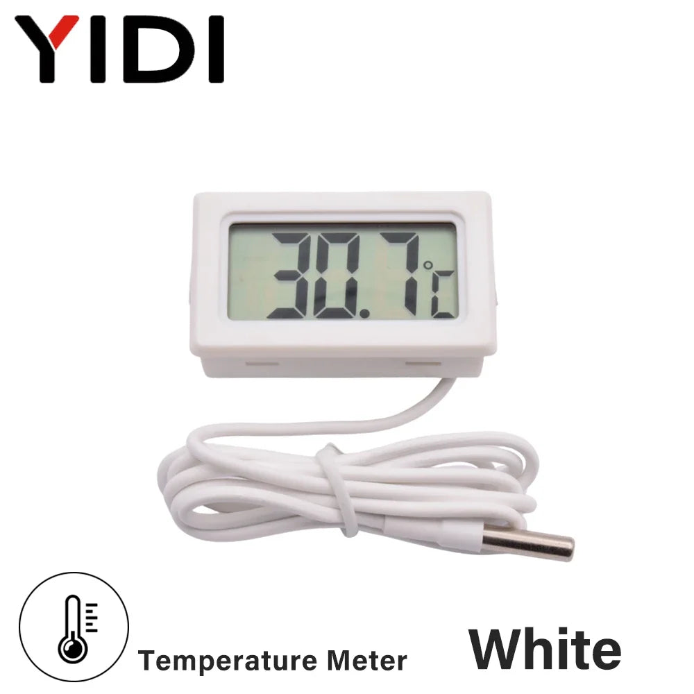 Mini LCD Digital Thermometer Hygrometer | Temperature Humidity Monitor for Incubator Aquarium