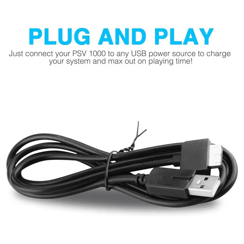 USB Data and Power Charger Cable for PS Vita 1000 | 1.2M Long Cord