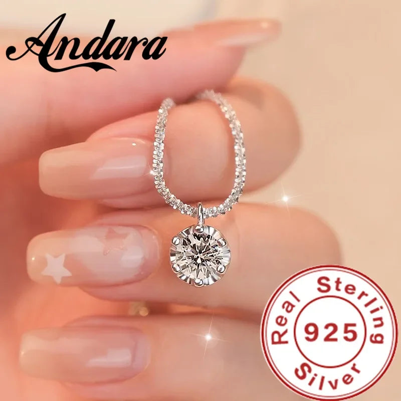 925 Sterling Silver Olive Beads Snake Bone Necklace | Andara Luxury Italian Jewelry for Men and Women