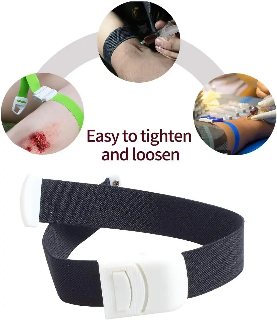 Emergency Lock Tourniquet | First Aid Medical Rescue Kit for Outdoor Camping and Survival