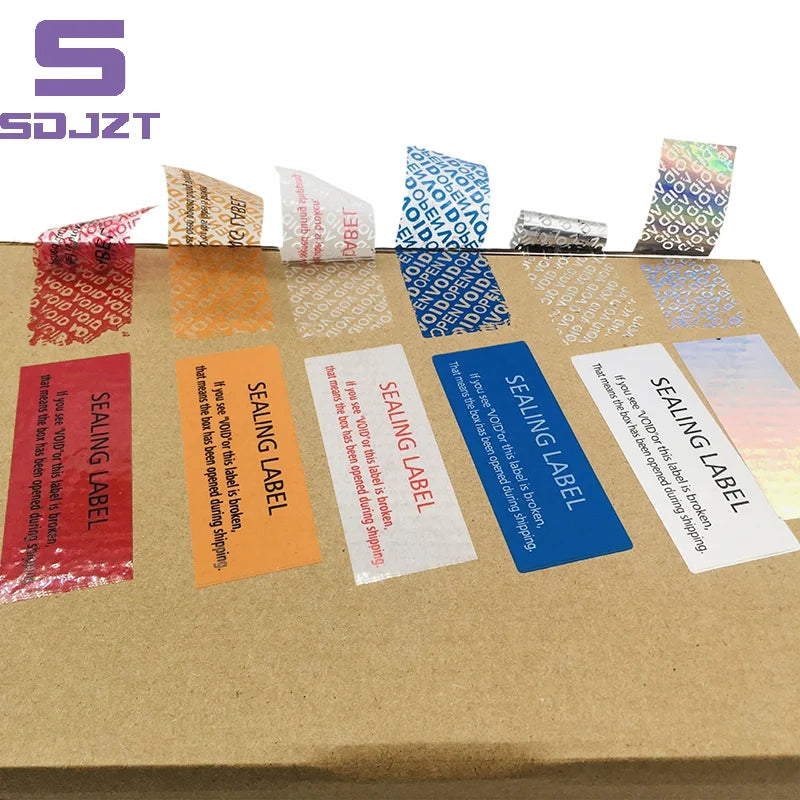 50Pcs Tamper Proof Warranty Void Labels | Security Seal Stickers for Product Protection