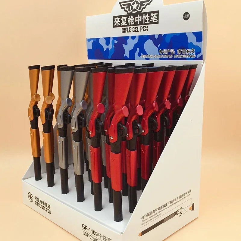 3Pcs Creative Toy Gun Gel Pens | Fun Sci-Fi Writing Set