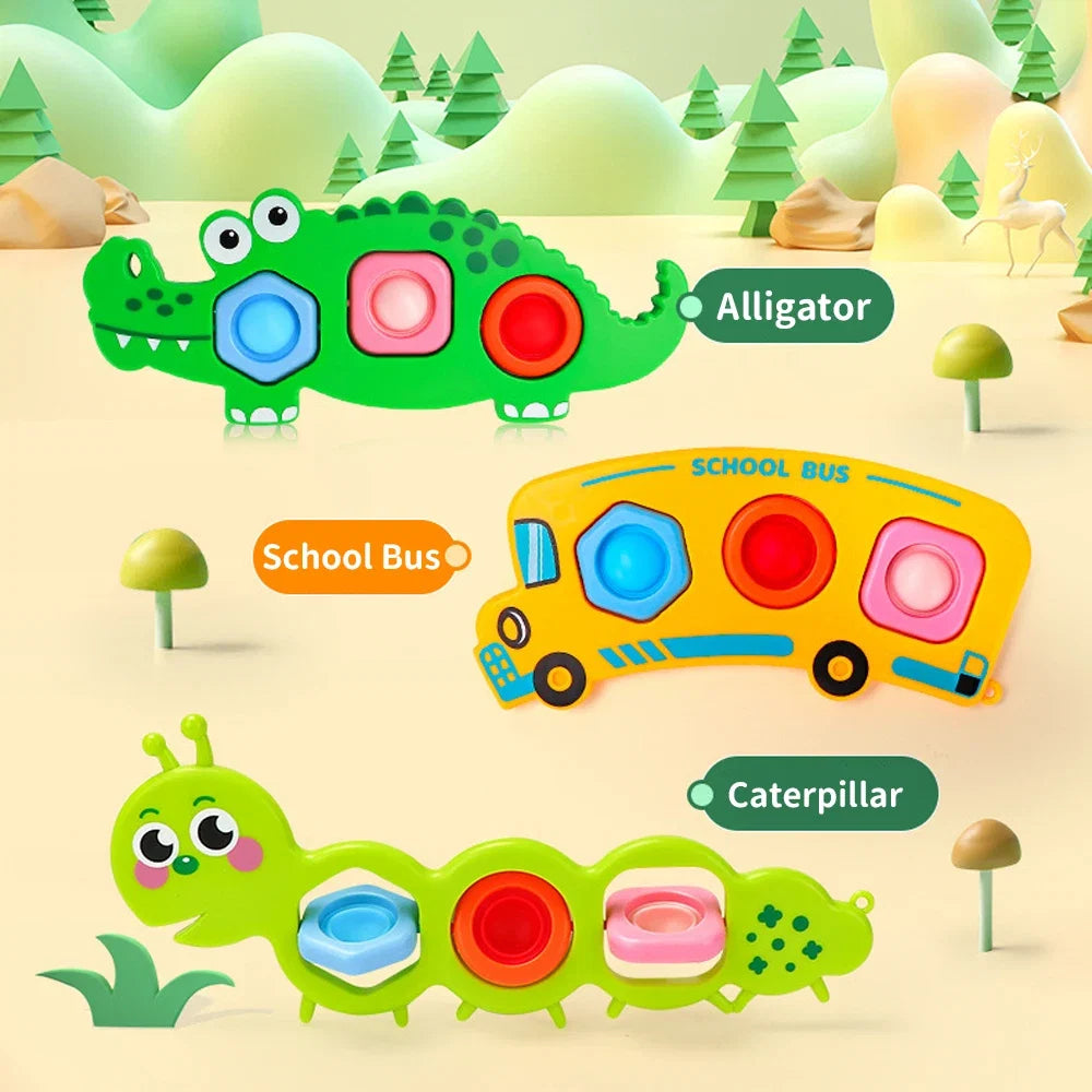Finger Press Fidget Toys for Kids | Sensory Stress Relief Activity Toy