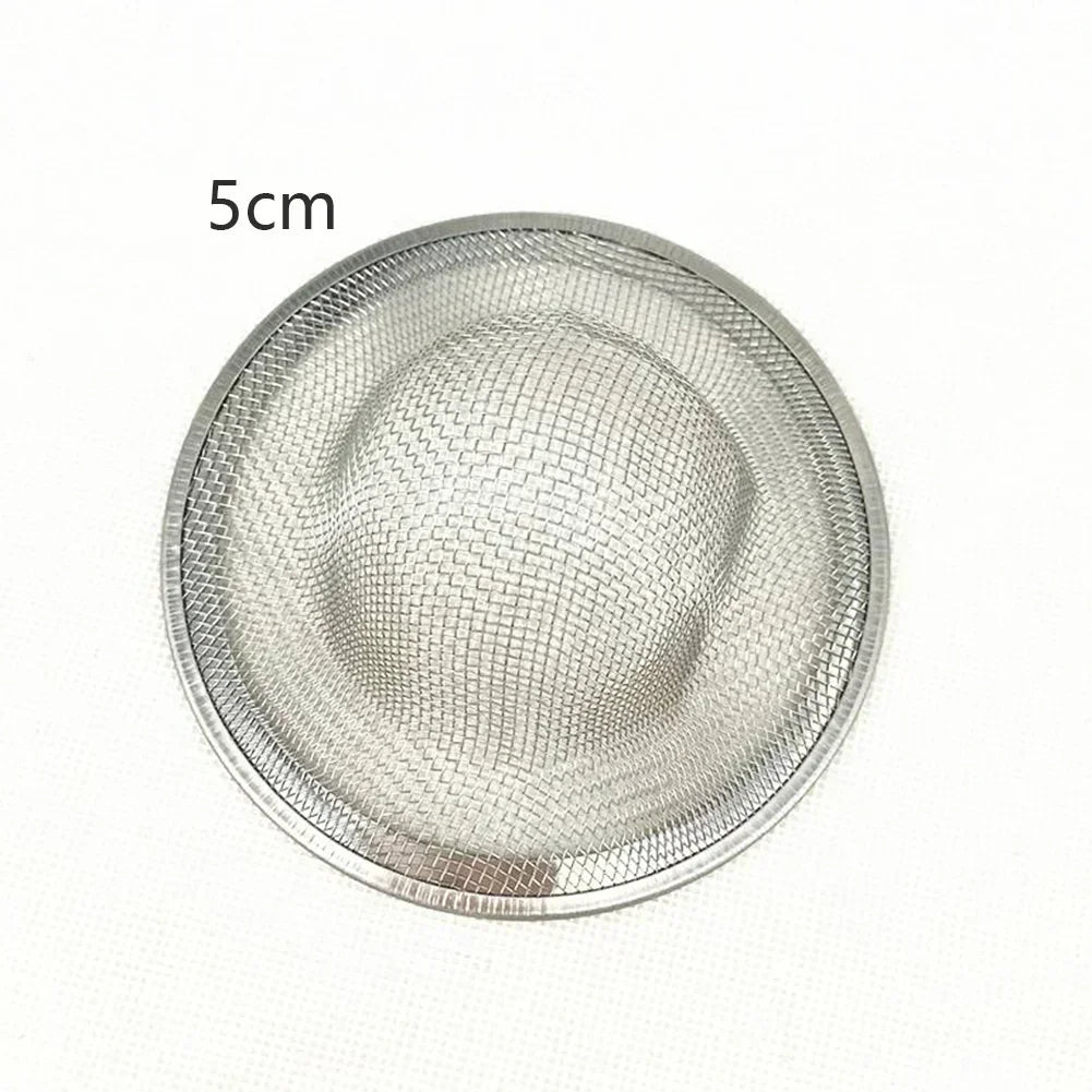 Stainless Steel Sink Strainer | Kitchen Mesh Drain Filter with Hair Catcher
