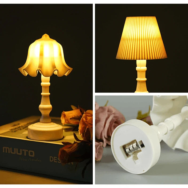 Mini LED Night Light | Battery Powered Atmosphere Lamp for Bedroom Decor