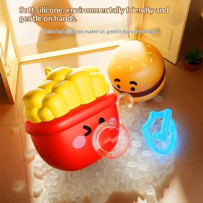 Cute Food Series Spitting Bubbles Squeeze Toy | Stress Relief Sensory Toy for Kids and Adults
