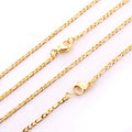 ASONSTEEL Stainless Steel Cuban Link Chain Necklace | Gold Unisex Trendy Jewelry