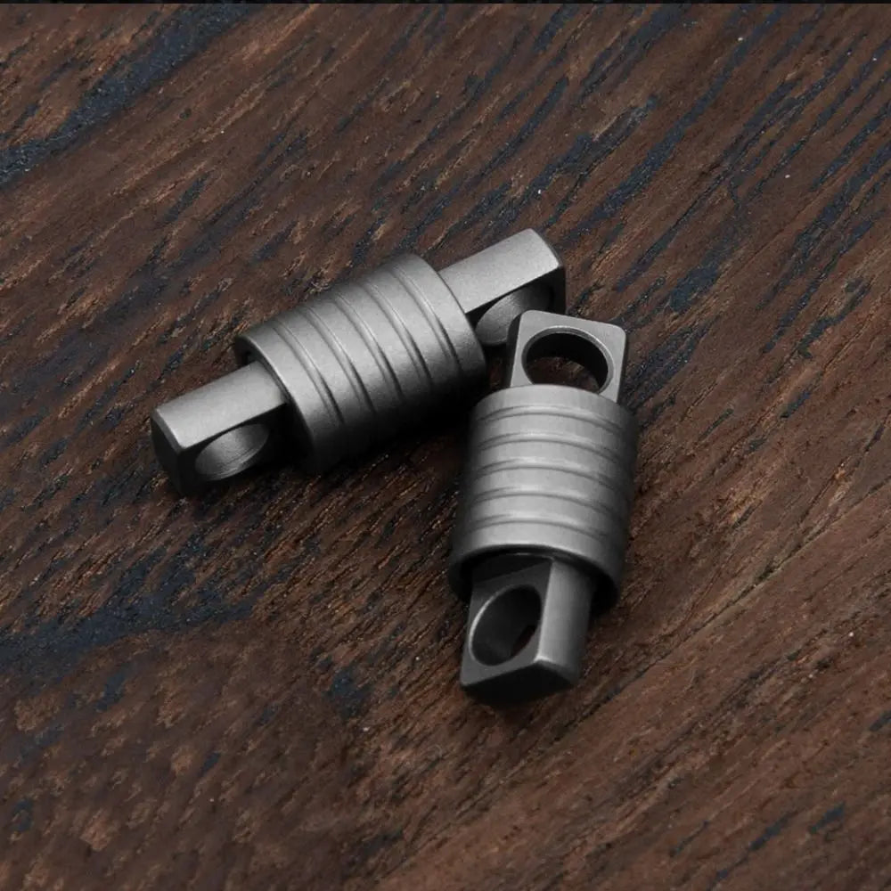 Quick Release 360° Titanium Keychain Swivel | Mini Spinner Buckle Holder