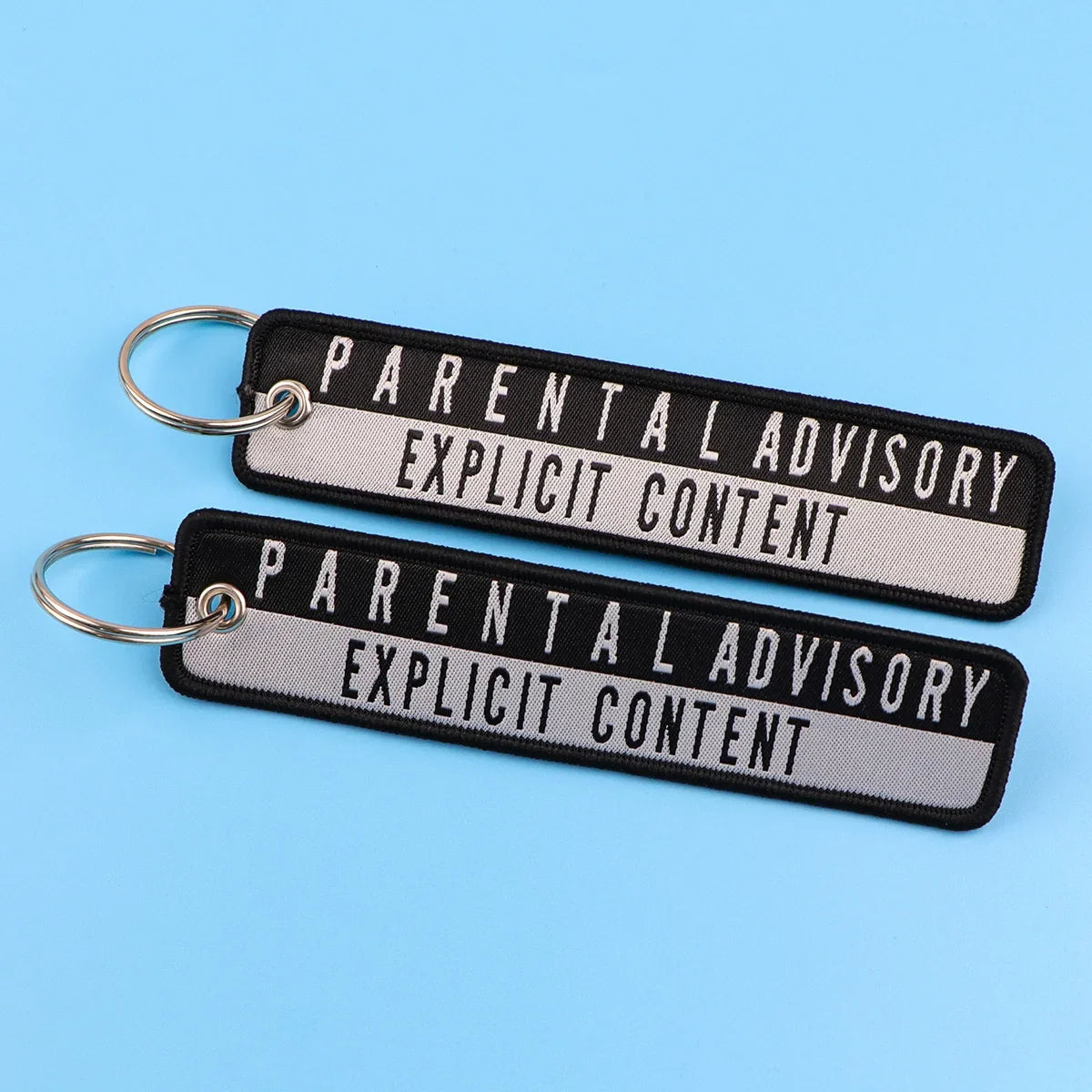 Embroidered Quote Key Fob | Personalized Gift Keyring