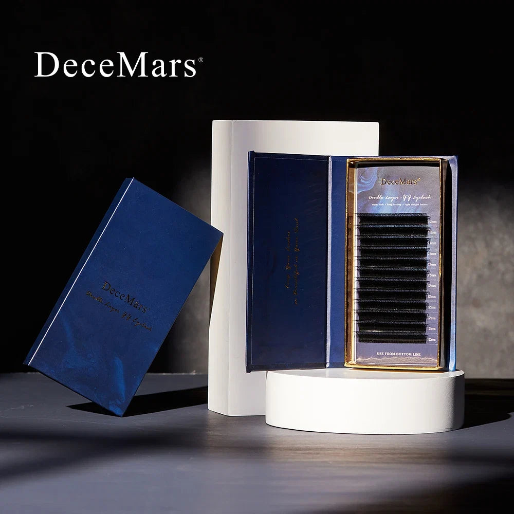 DeceMars Double Layer YY Eyelash Extension | Salon-Grade Individual Lashes