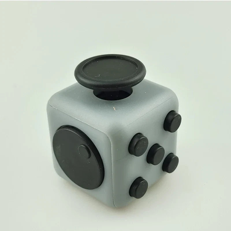 Solid Color Fidget Decompression Dice | Infinite Rubik Cube for Stress and Anxiety Relief