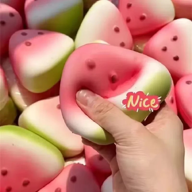 Watermelon Squishy Fidget Toy | Slow Rising Fruit Stress Reliever for Kids and Adults