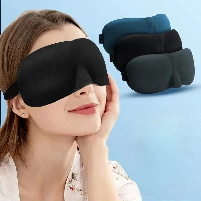 3D Sleep Mask for Men and Women | Light Blocking Eye Mask for Comfort