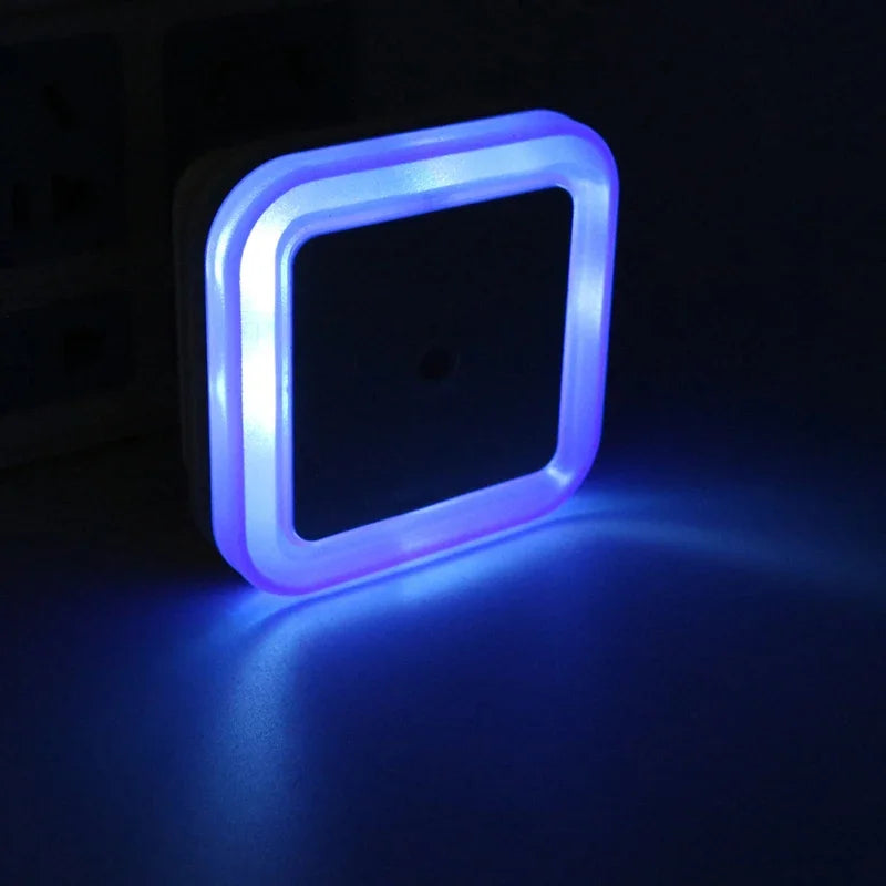 Wireless Sensor LED Night Light | Auto-On Mini Square Lamp for Baby Room
