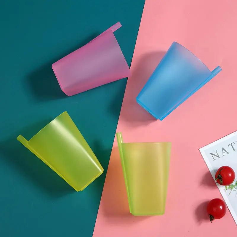 Kids Sippy Cup with Built-In Straw | Spill-Proof Milk Cup for Toddlers