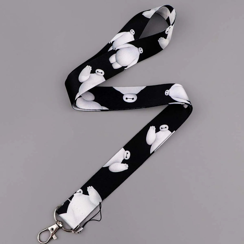 Cartoon Animal Keychain Lanyard | Anti-Lost Rope Strap for Keys