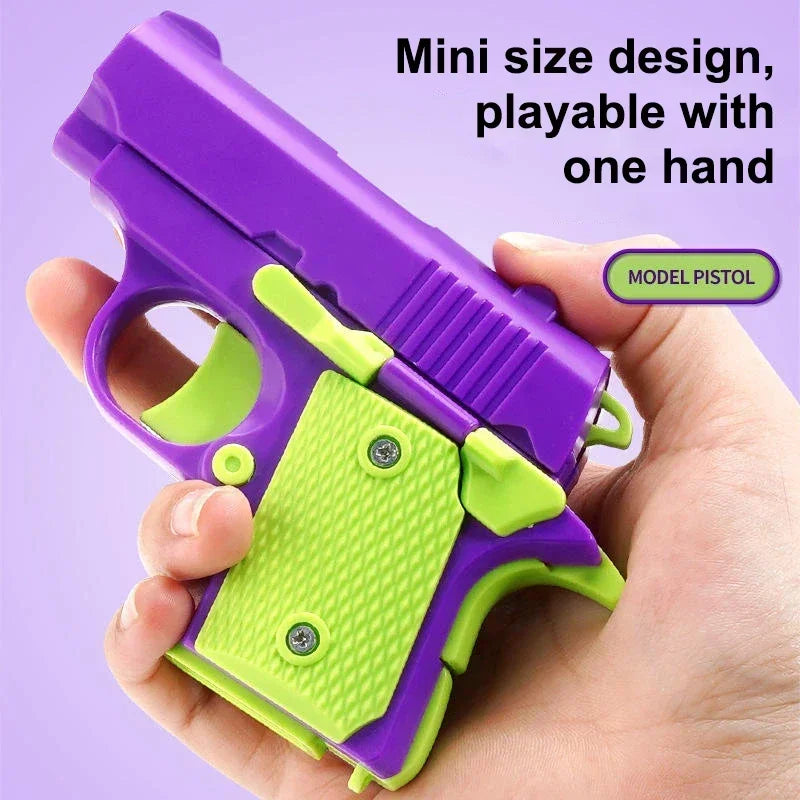 Mini 1911 3D Printed Fidget Toy | Adult Stress Relief Decompression Gift