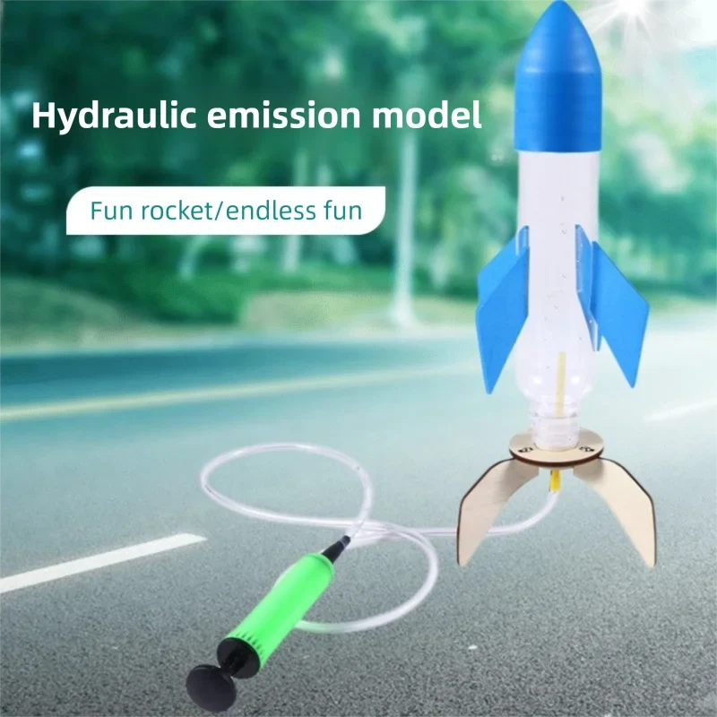 DIY Rocket Sprinkler Toy | Outdoor Water Splash Science Kit