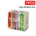 14/7PCS Disposable Compressed Towel Set | Portable Cotton Travel Towel for Face and Body