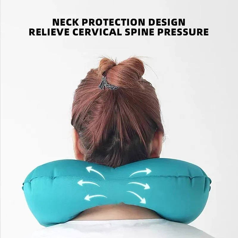2025 New Inflatable Travel Neck Pillow | Portable U-Shaped Support Pillow