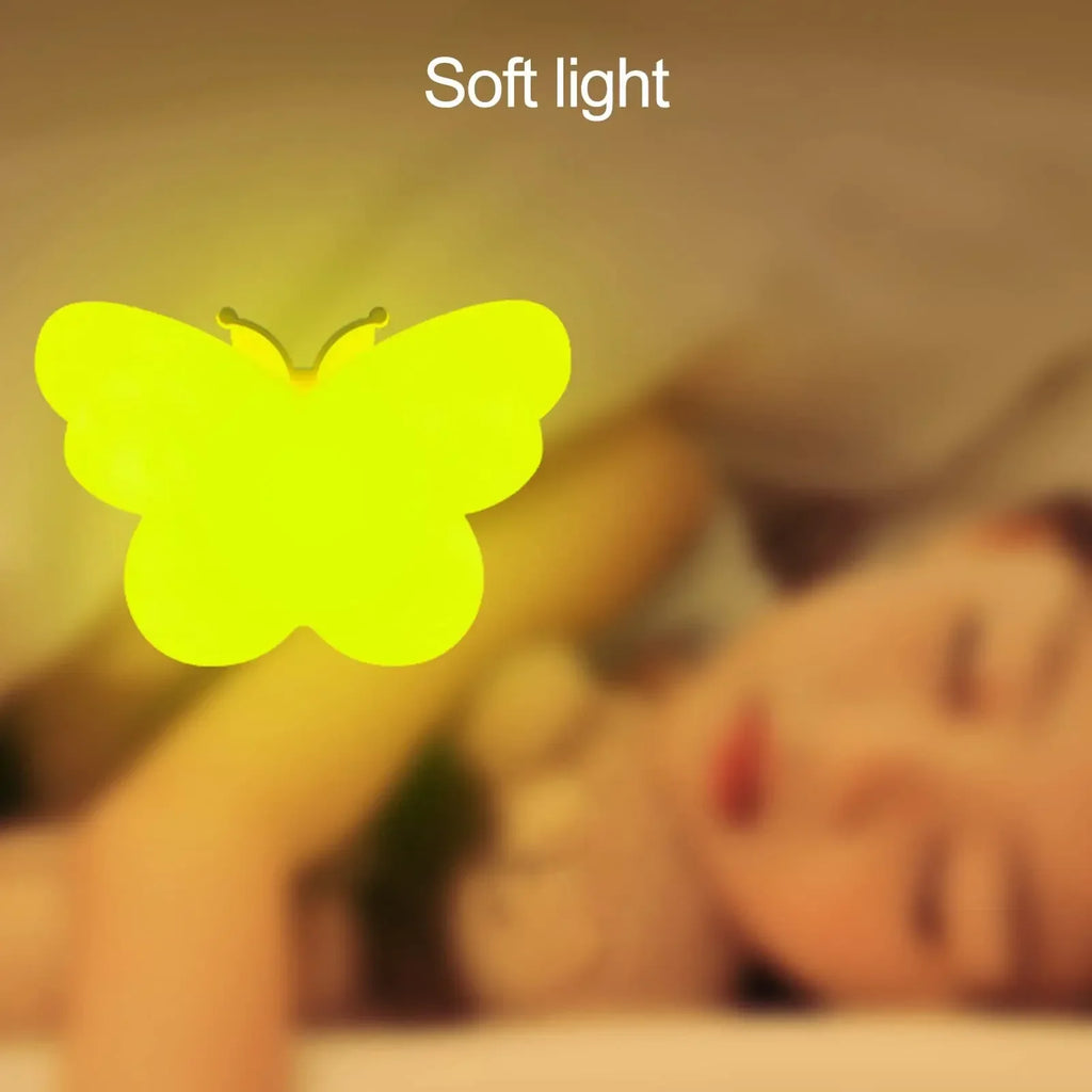 Butterfly LED Night Light | Smart Sensor Plug-in for Room Decor