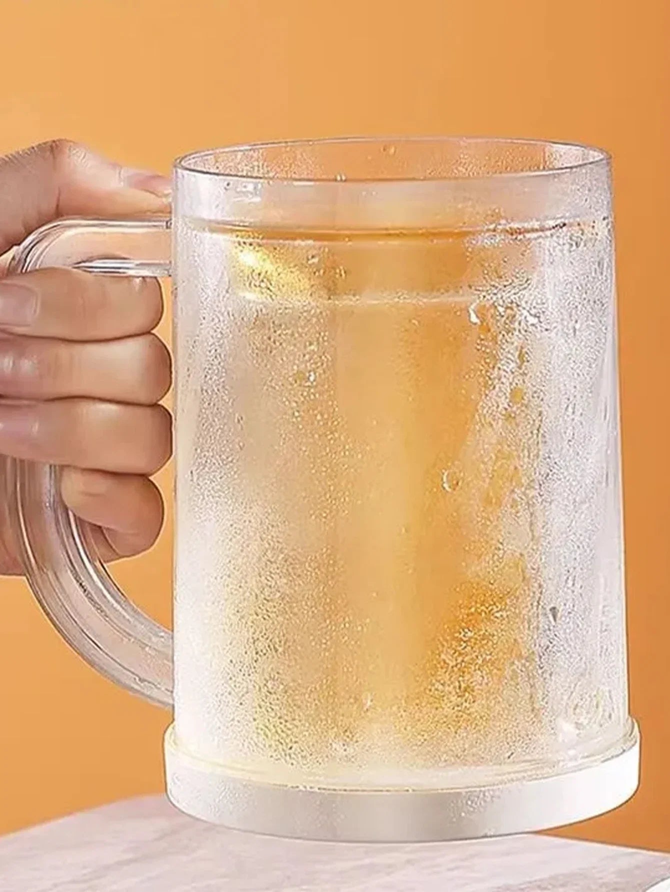 2 Pieces Summer Double-Layer Refrigerated Ice Cups | Large Capacity Beverage Mugs
