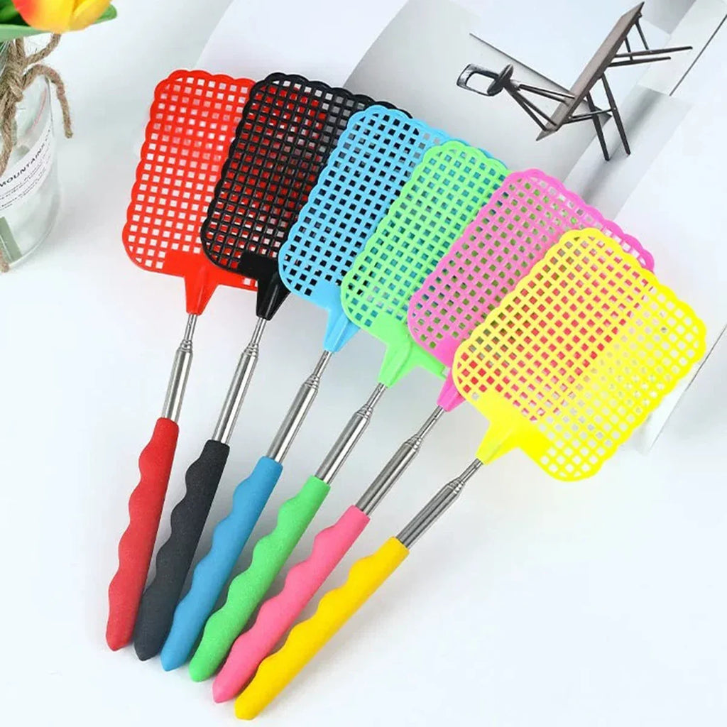 1pc Retractable Fly Swatter | Portable Mosquito Killer for Home, Travel, and Outdoor Use