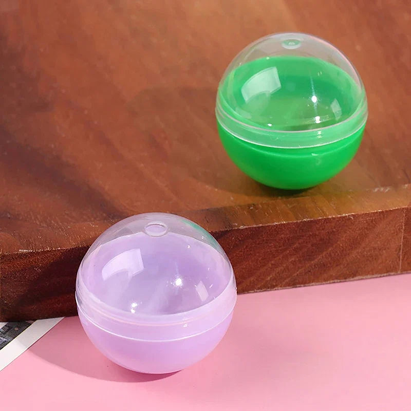 50Pcs Clear Plastic Capsules 32mm | Surprise Toy Containers for Vending Machines