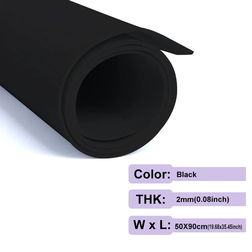2mm Thick Multicolor EVA Foam Paper Sheet | 50x90cm DIY Craft Foam
