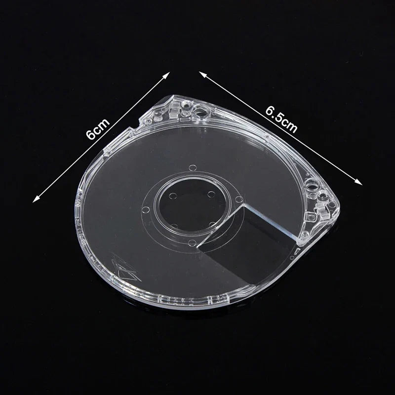 Transparent PSP UMD Replacement Shell 5-Pack | Clear Disc Case Cover for PSP 1000 2000 3000