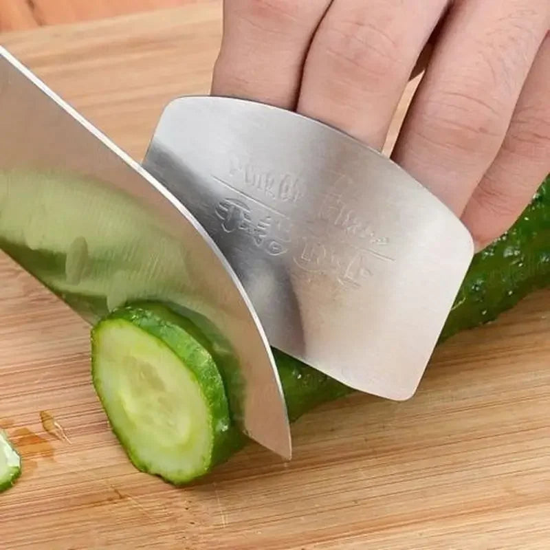 Stainless Steel Finger Protector | Kitchen Knife Cutting Safety Guard
