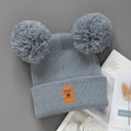 Baby Knit Pom Pom Hat | Warm Winter Cap for Toddlers