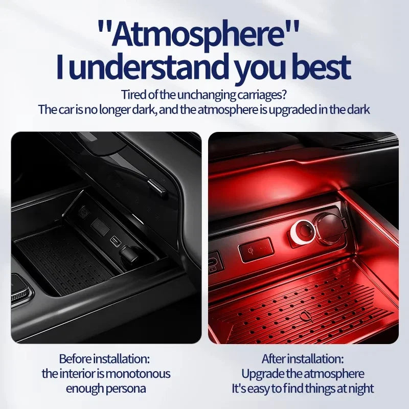 Car Mini USB LED Ambient Light | Portable Decorative Atmosphere Lamp