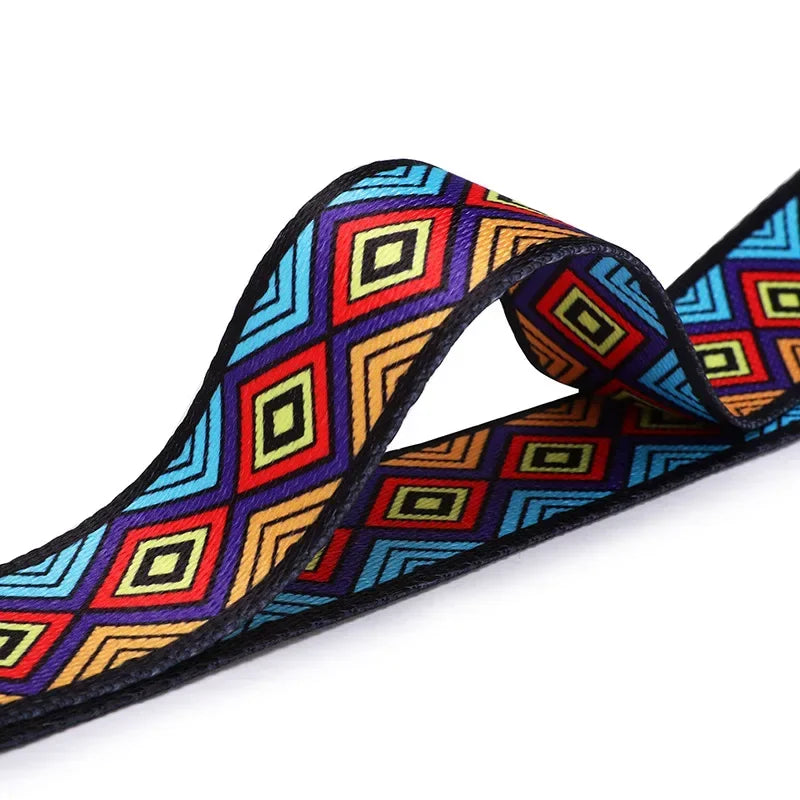 Vintage Yoga Strap 2.5M | Cotton Stretching Band for Dance and Fitness