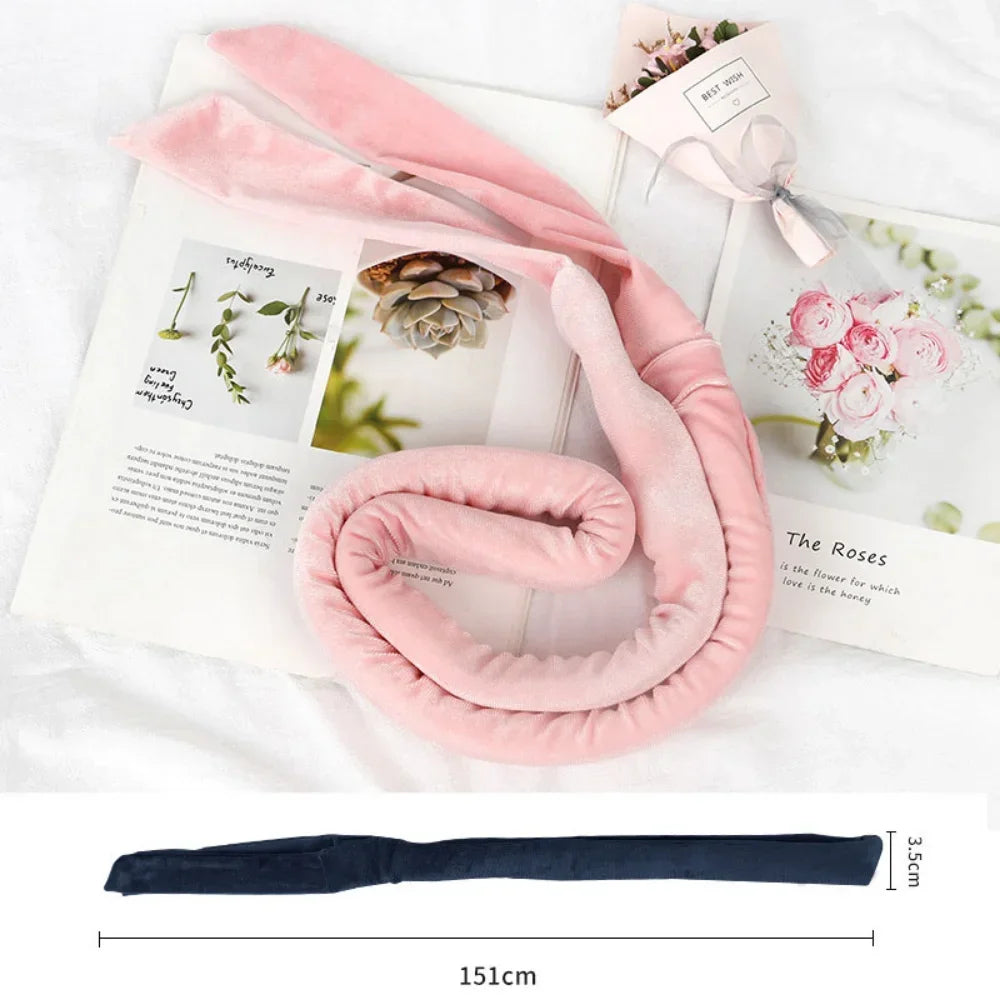 Heatless Curling Rod Headband | No Heat Hair Curler for Soft Sleeping Curls