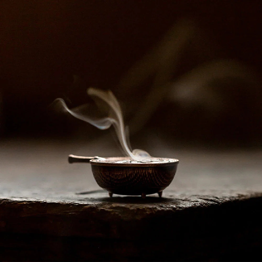 Mini Teapot Incense Burner | Vintage Sandalwood Holder for Living Room