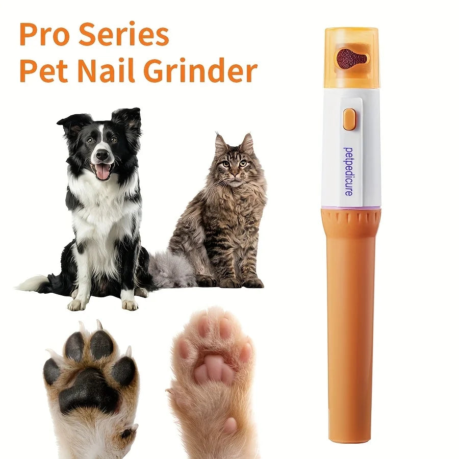 Quiet Pet Nail Grinder | Electric Dog and Cat Claw Trimmer