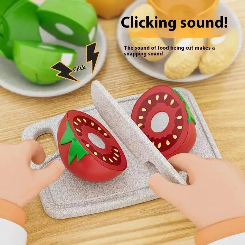 Play House Decompress Educational Toys | Montessori Simulation Fruit Puzzle Set