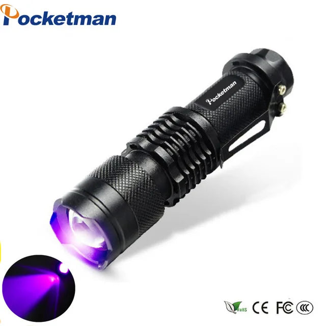 UV Flashlight 395nm Black Light | Mini UV Torch for Resin Curing and Stain Detection