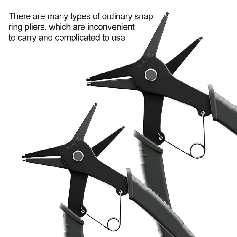 2 in 1 Snap Ring Pliers | Internal and External Retaining Ring Tool