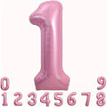 40-Inch Pink Foil Number Balloon | Birthday Party Decoration