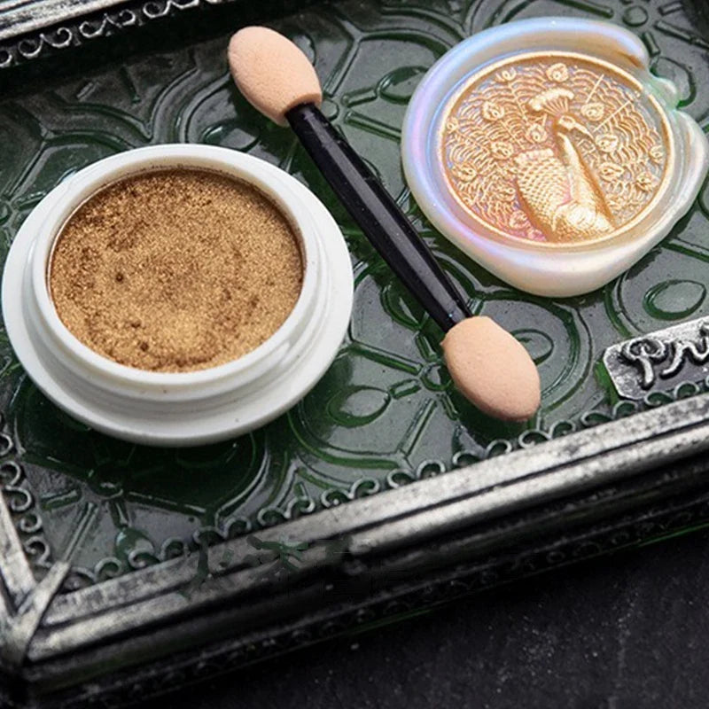 Fire Lacquer Glitter Wax Seal Stamp | DIY Invitation Decor