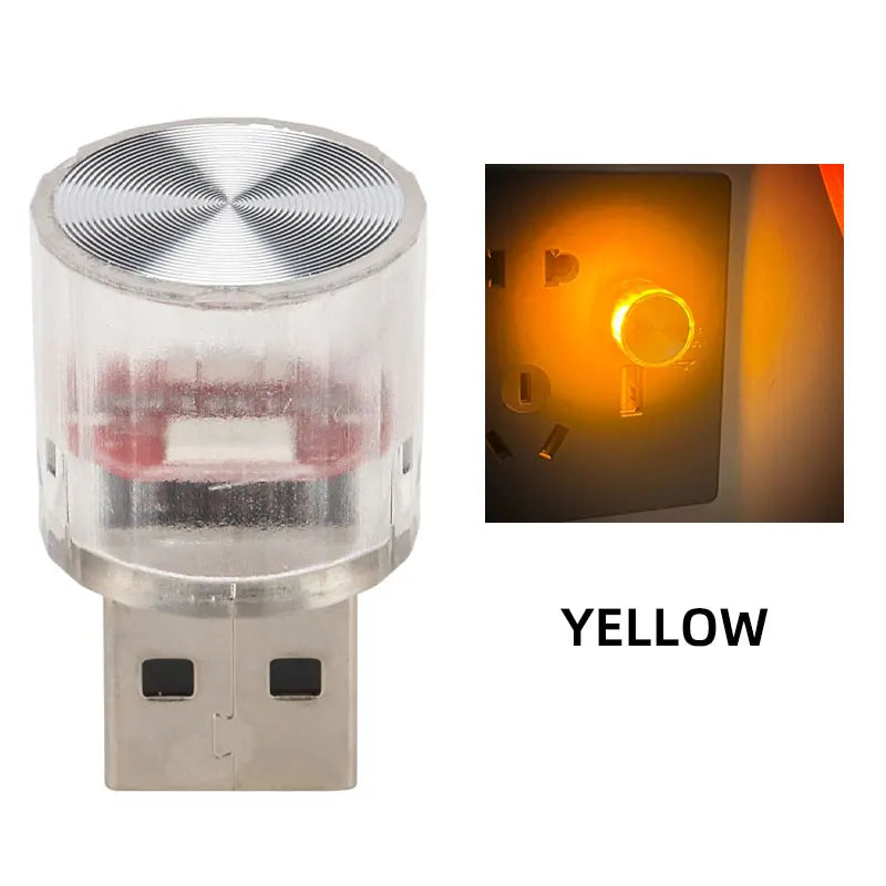 Mini USB RGB Night Light | Interior Ambient LED Decorative Lamp