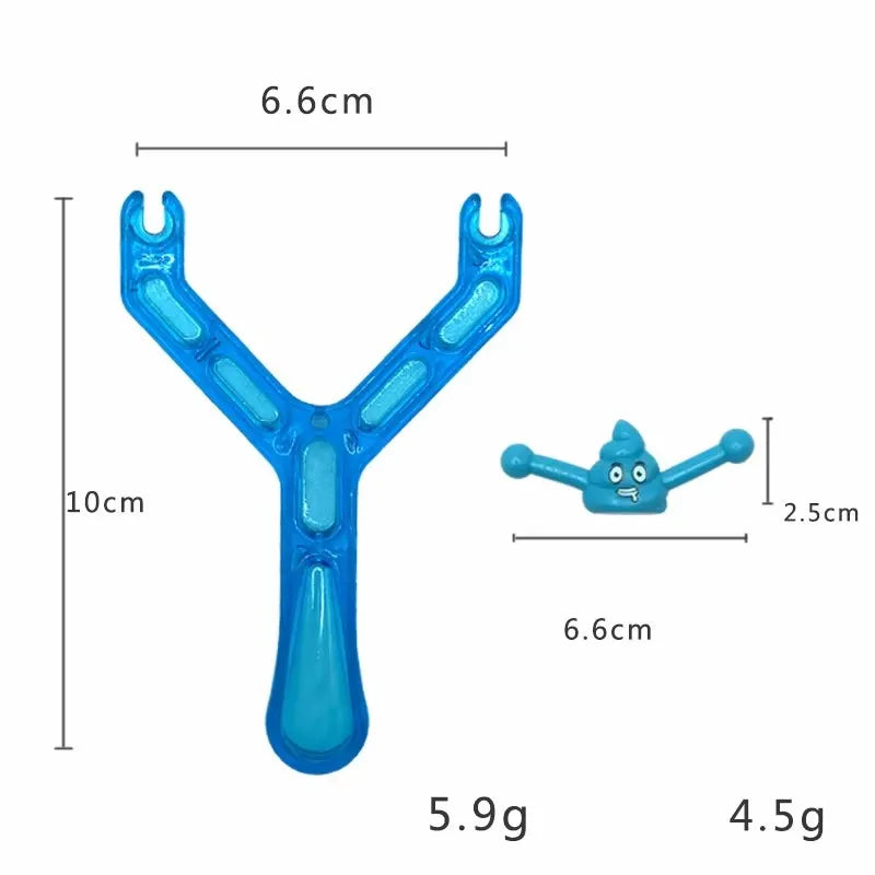 Funny Poop Slingshot Prank Toy | Novelty Shooting Game for Kids