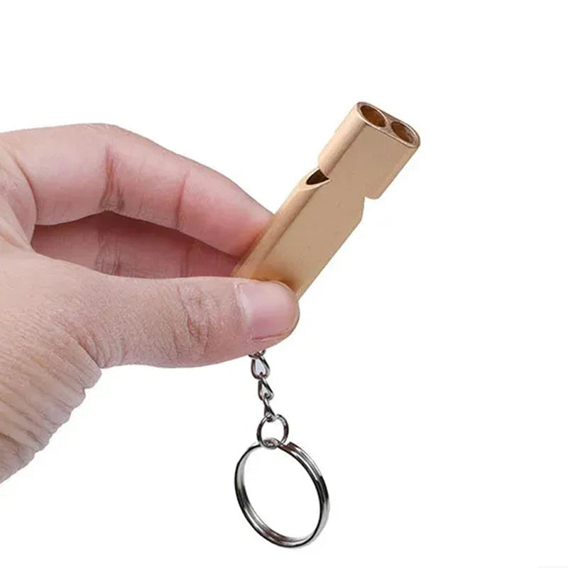 Outdoor Survival Whistle | High Decibel Aluminum Alloy Rescue Tool