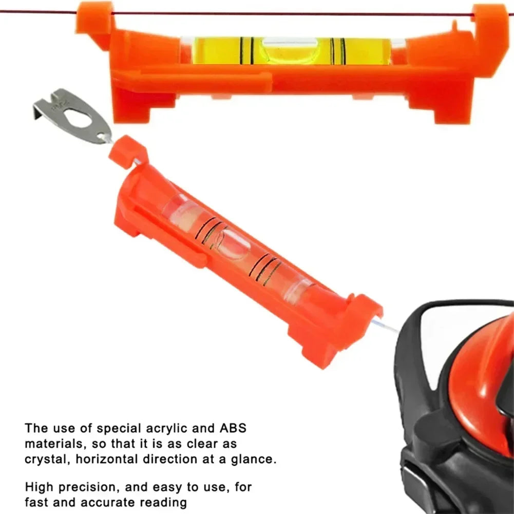 Line Hanging Bubble Level Set | Mini String Level Tool for Construction