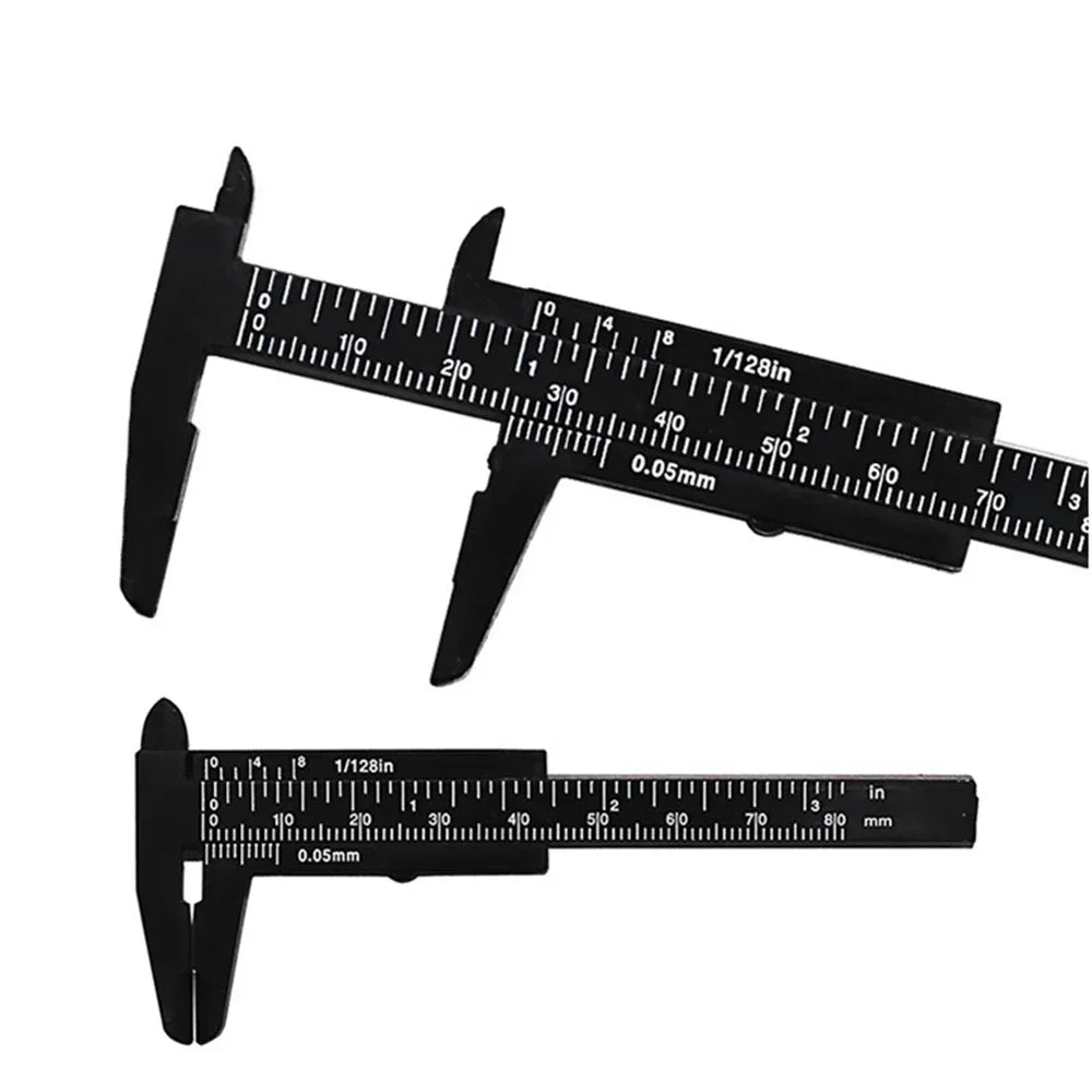 Student Plastic Vernier Caliper 0-80mm | Precision Measuring Tool for Students and DIY